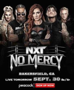WWE NxT No Mercy PPV 9/30/23 September 30th 2023