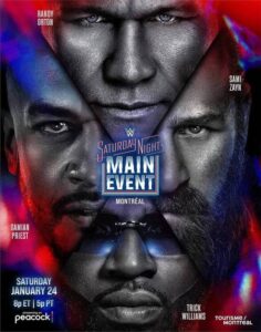 WWE Saturday Nights Main Event 1/24/26 Live PPV January 24th 2026